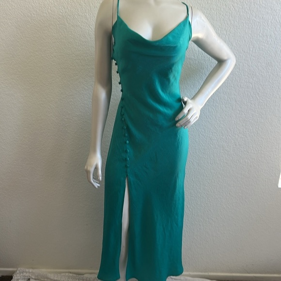 ZARA Satin Lingerie Style Dress - Picture 6 of 11